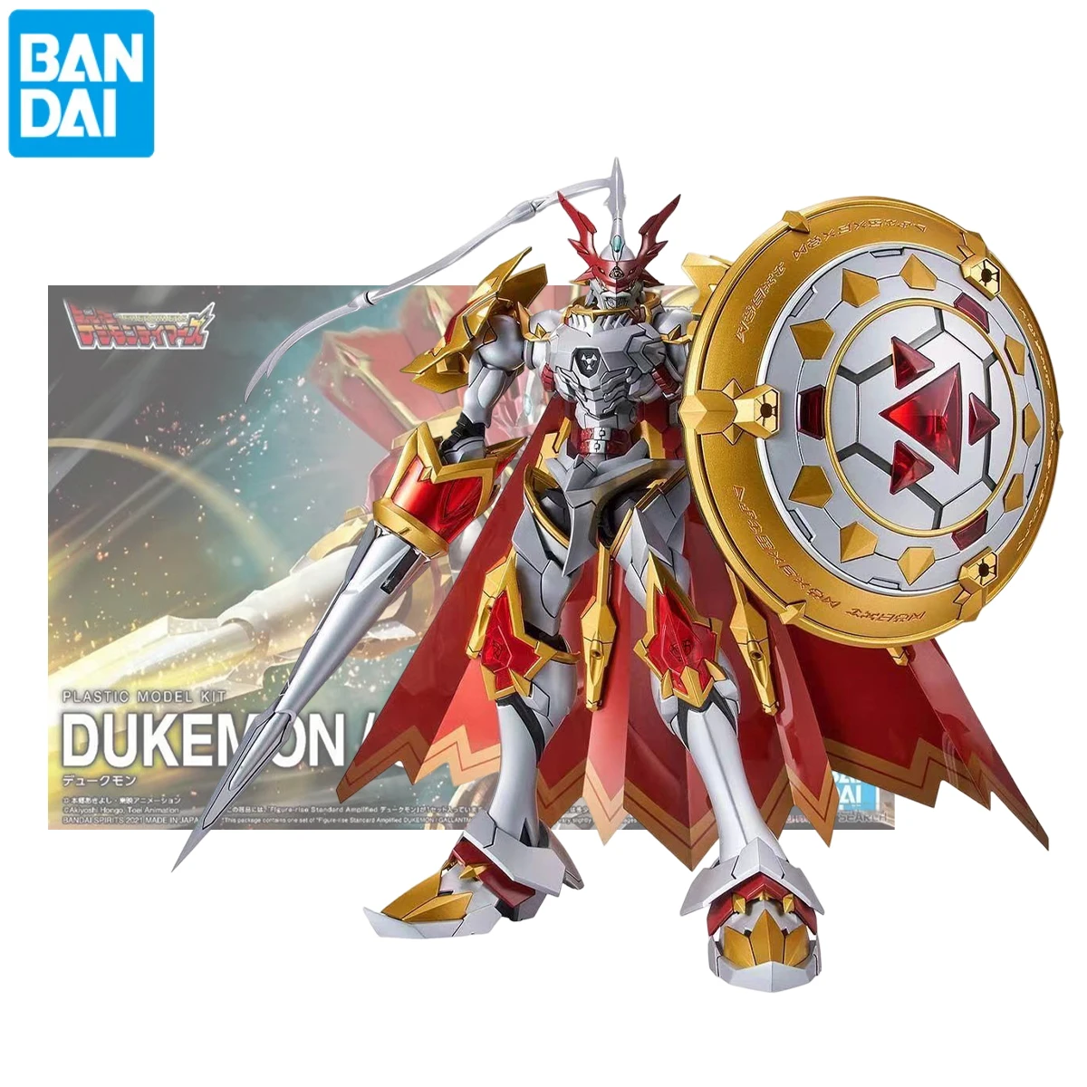 

BANDAI Digimon Adventure Original In Stock FRS Figure Rise Dukemon Assembly Action Figures Anime Figurine Toys