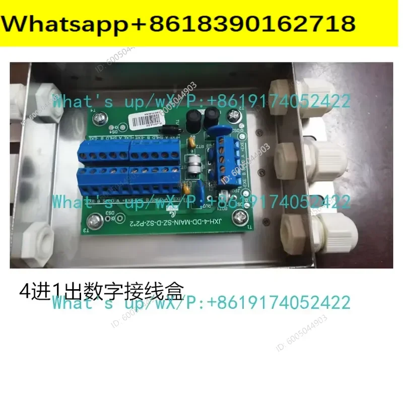 Weighing Junction Box Sensor Junction Box 4/6/8/10 Wire Stainless Steel Digital Junction Box 4 In 1 Out
