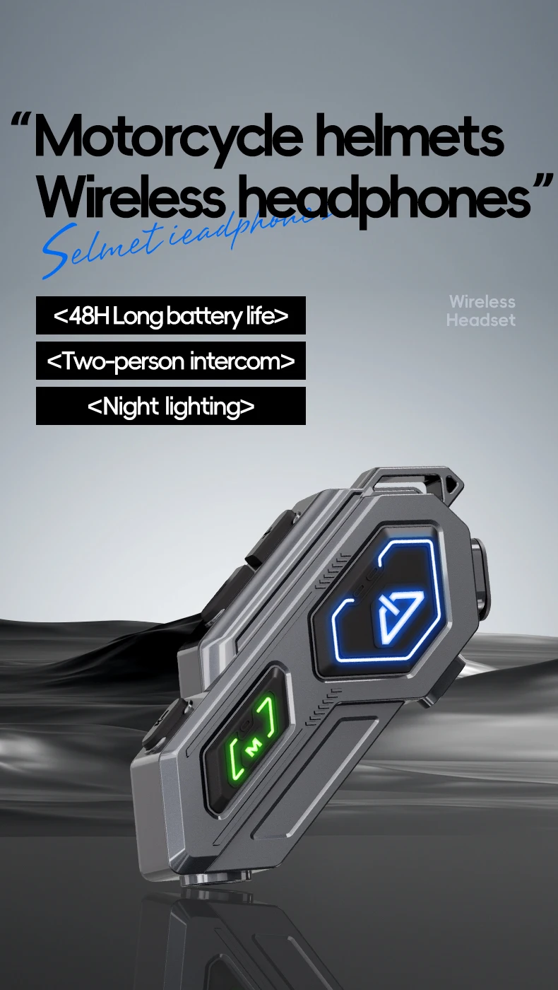 Motorrad C8 Pro Helm Headset Bluetooth Intercom Wasserdichte Motorrad 500M Interkommunikation Moto Interphone