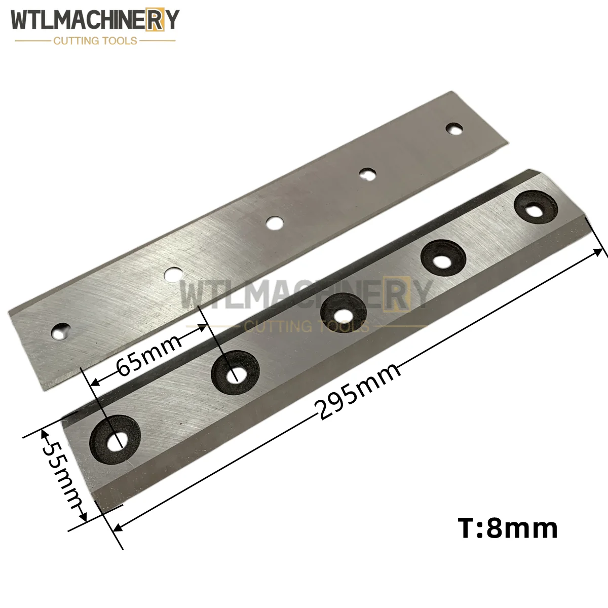 Imagem -02 - Lâmina Chipper de Madeira a8 Máquinas Trituradora de Madeira 295x55x7 mm Picadores de Jardim Pcs