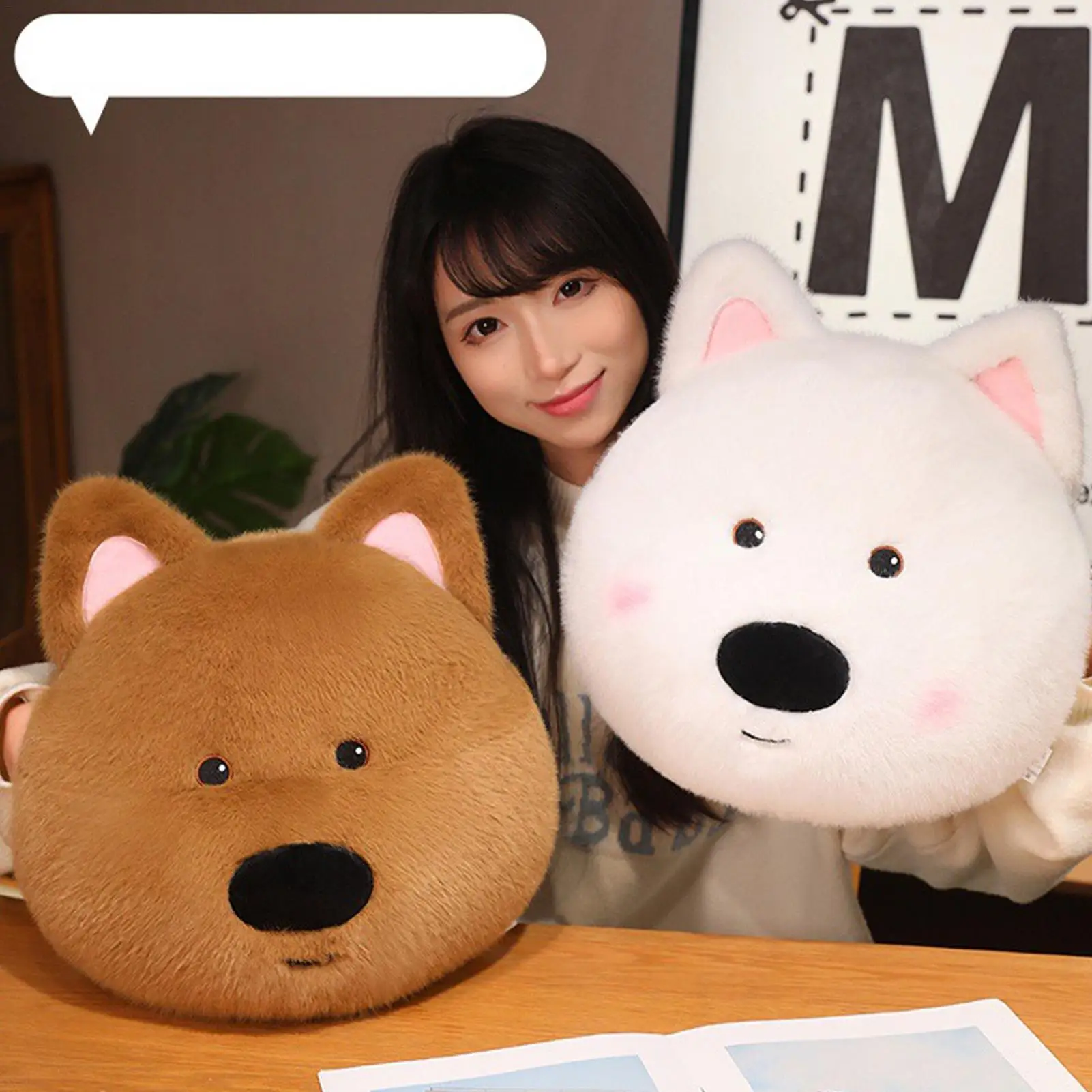 

Плюшевые подушки, милые плюшевые подушки, мягкие игрушки с ручным карманом для взрослых и детей, зимняя гостиная, диван, офис, дом