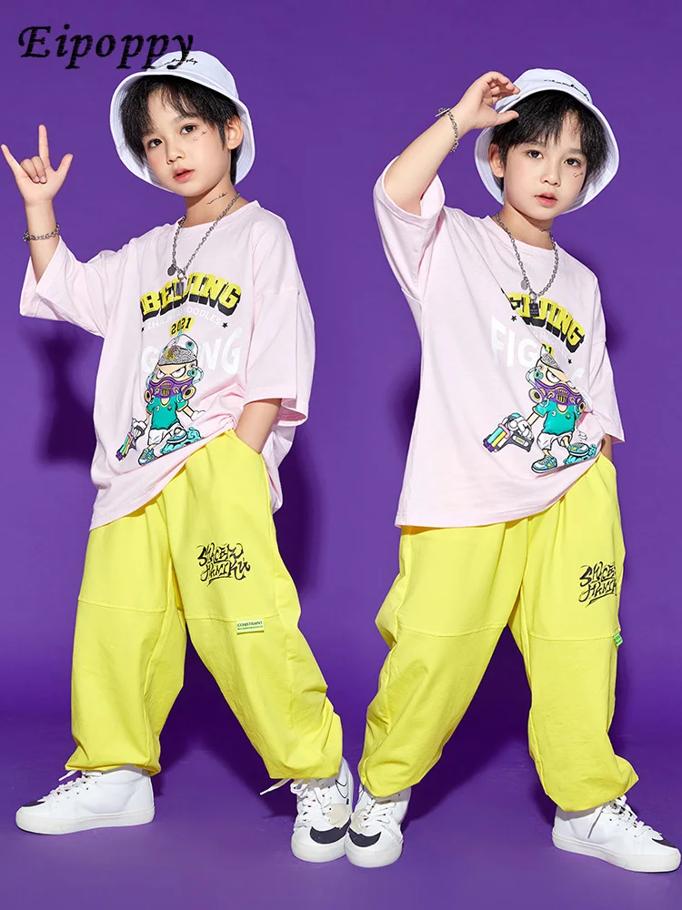 زي الهيب هوب للأطفال ، ملابس أداء للفتيان والفتيات ، ملابس رقص الجاز