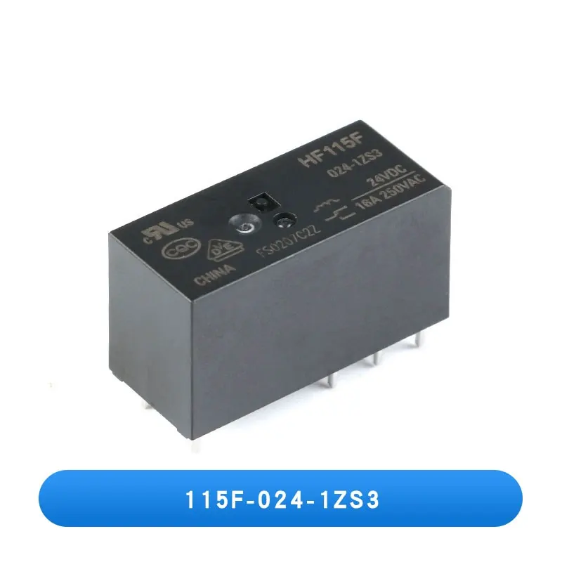 Реле HF115F-005-1ZS3 HF115F-012-1ZS3 HF115F-024-1ZS3 1 переключатель, 16А, 8-контактный MST98A1Q1 MST9U11Q1 MST9U37Q2 MST9U25Q1