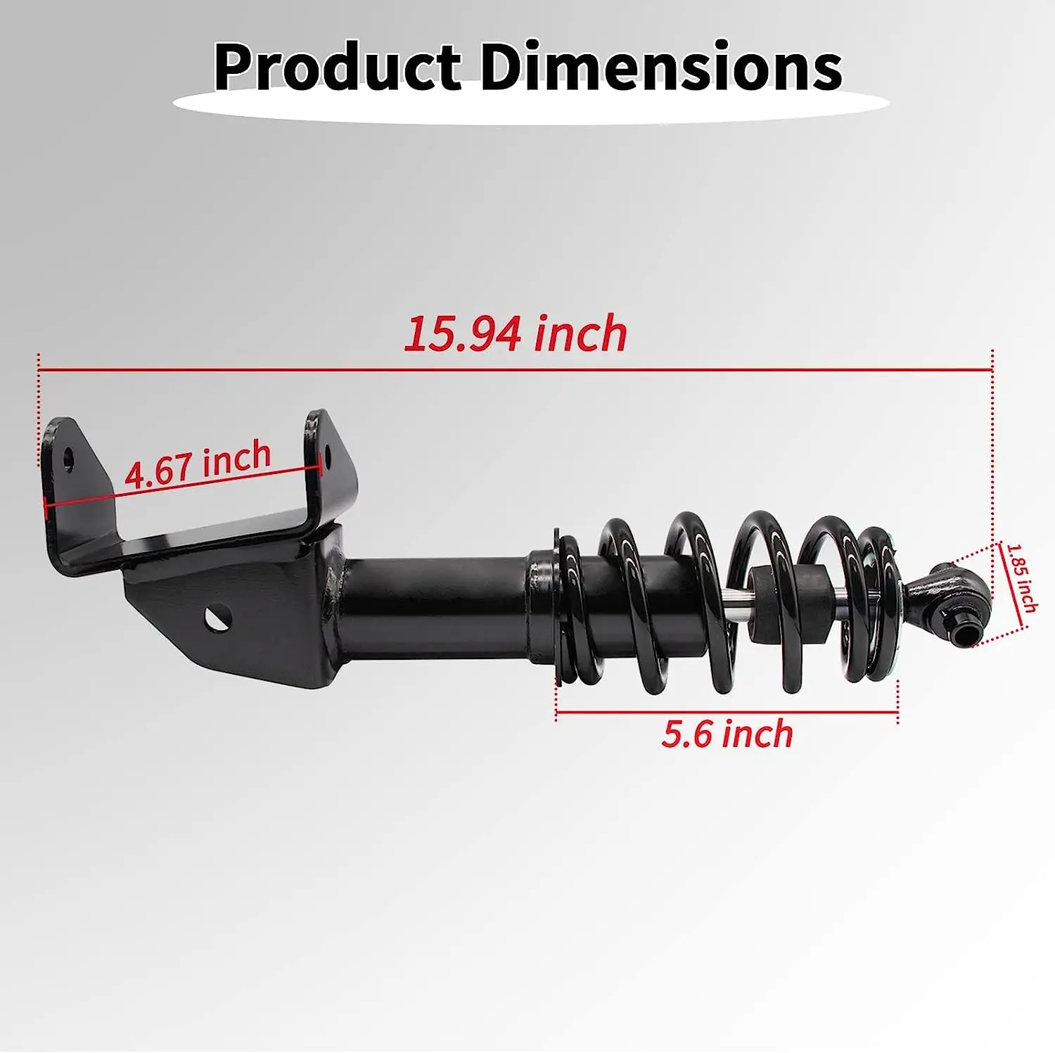 Golf Cart Front Shock Absorber (Passenger Side) For YAMAHA G29/ Drive/YDRA/YDRE Models OEM#JW2-F3390-00-00