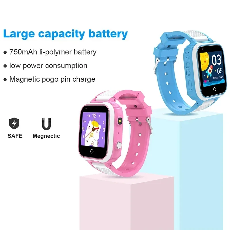 Xiaomi Mijia 4G Детские Смарт-часы Детский GPS-трекер Смарт-часы Видеозвонок SOS Звуковой монитор для ребенка Студенческий браслет-браслет