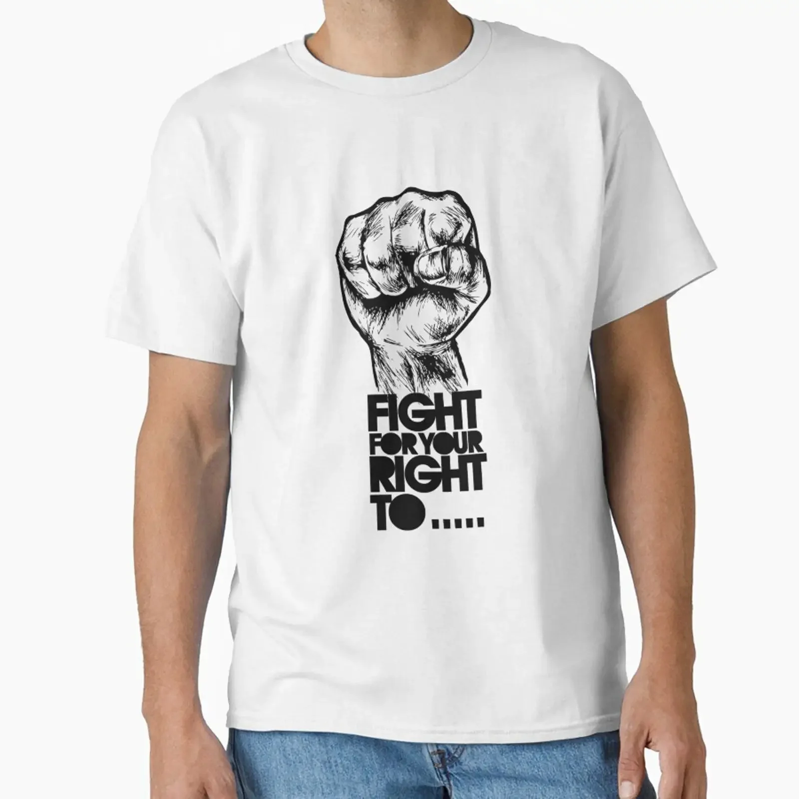 Camiseta Fight for your right To Paaaaarty diseñada y vendida por PadenWagers, estilo vintage, lavada, cómoda, con gráfico urbano, suave, unisex