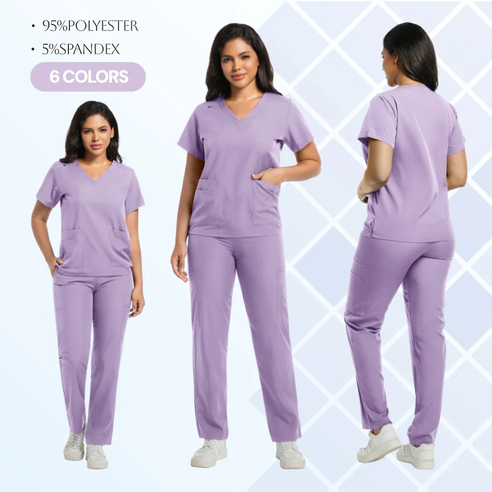 

Унисекс, докторская медицинская одежда, хирургический халат, косметическая медицинская рабочая одежда, эластичный костюм для операционной, наборы скрабов для кормления