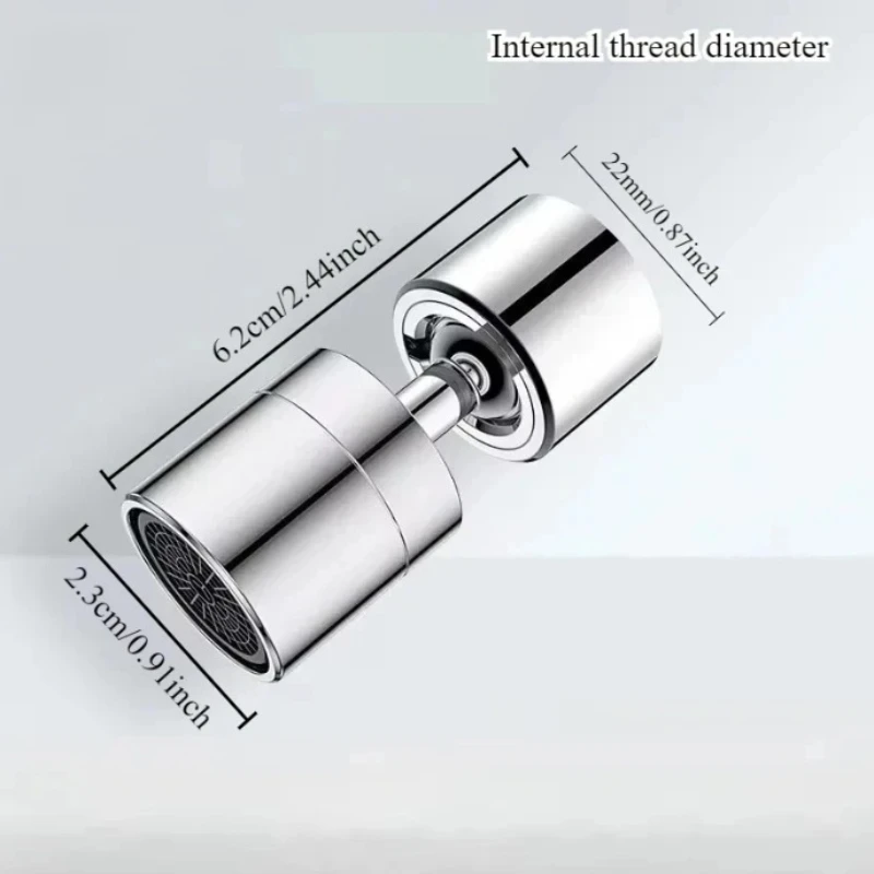 Brass faucet extender, splash proof universal foaming device, two water flow modes
