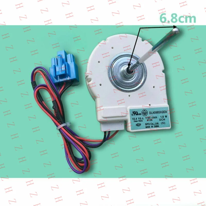 U+ 1PC Freezer Brushless Fan Motor DLA5985XQEA DC10.4V 1.6W for Midea Refrigerator