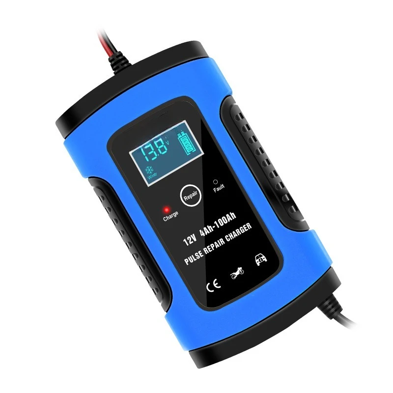 

12V6A motorcycle car battery charger charger full intelligent repair lead-acid charger