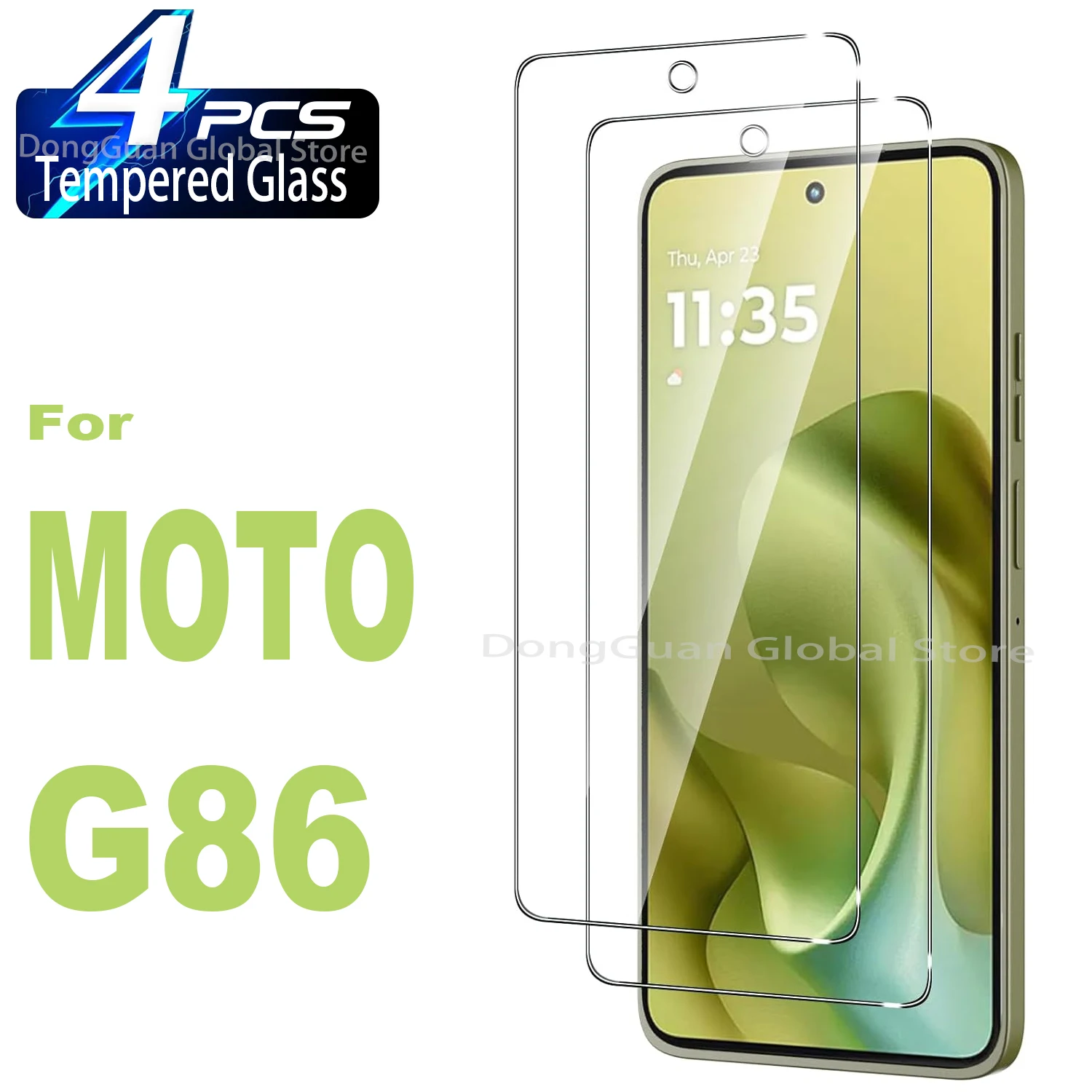 

1/4Pcs Tempered Glass For Motorola MOTO G86 Screen Protector Glass Film