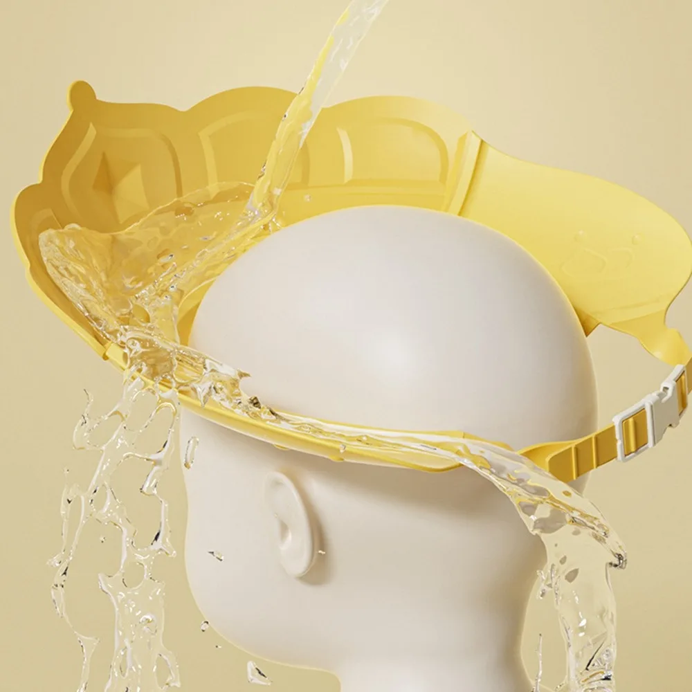 Baby Shower Cap, Shampoo Artefato, Proteção Orelha, Escudo De Cabelo, Chapéu de Lavagem De Cabelo, Banho Seguro Tampa Da Cabeça, Crianças, Novo