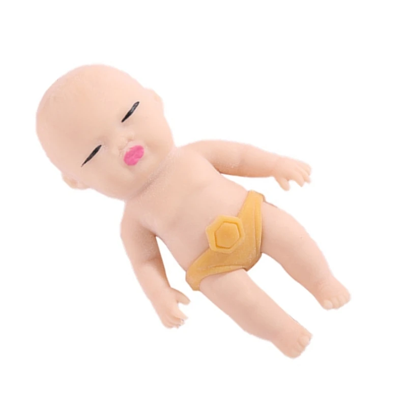 Stress Relief Toy for Adult Stretching TPR Baby Doll Toy Squeeze Fidgets Pinch Toy Children Festival Goodie Bag Fillers