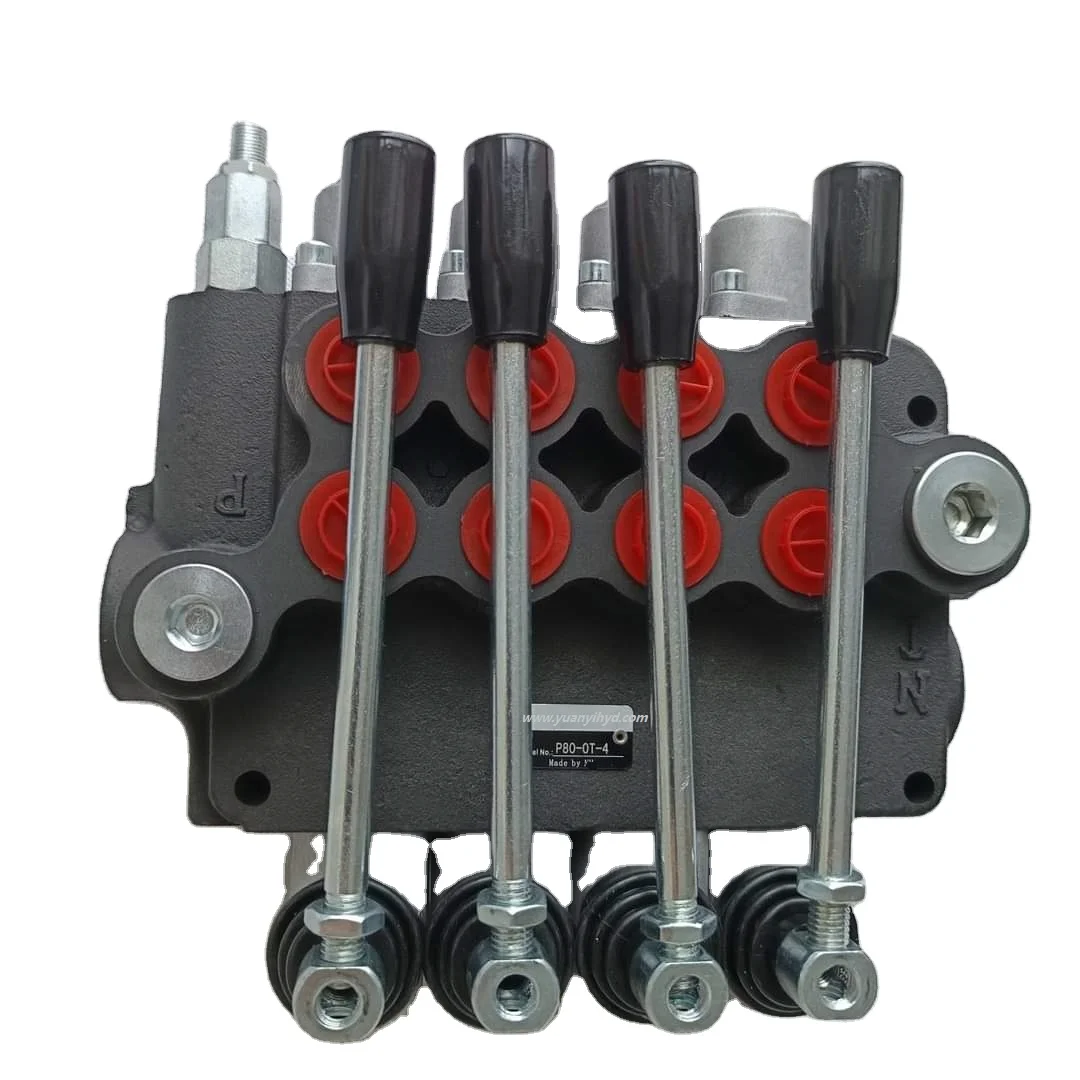 

P80 Integral Multi-way Valve 1/2/3/4/5/6 Hydraulic Distributor Tractor Agricultural Machinery Direction Control Valve