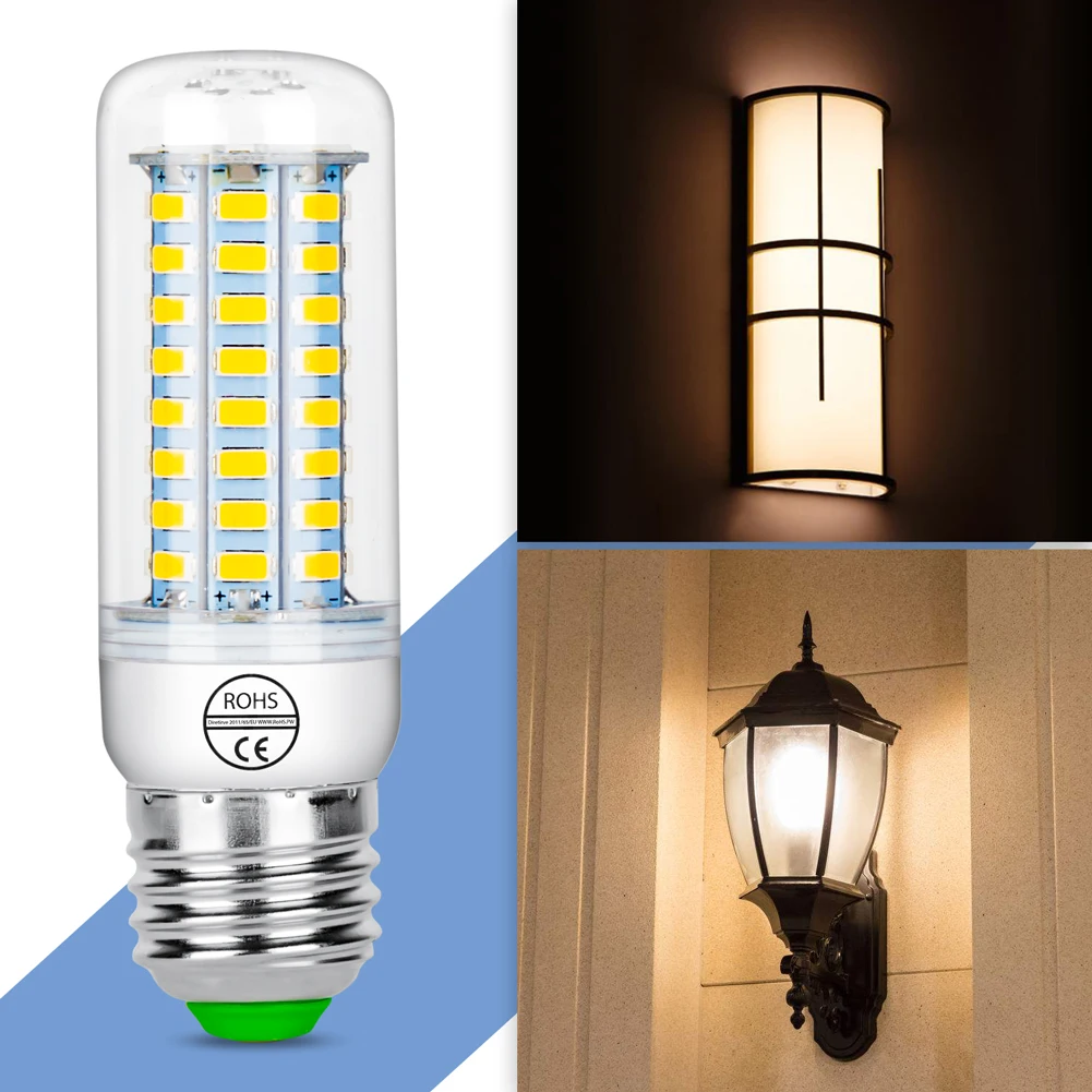 E27 Lampada E14 Led Bulb GU10 Lamp 220V Spotlight G9 Bombilla SMD 5730 Corn Light 240V Led Foco B22 Ampoule For Home Lighting