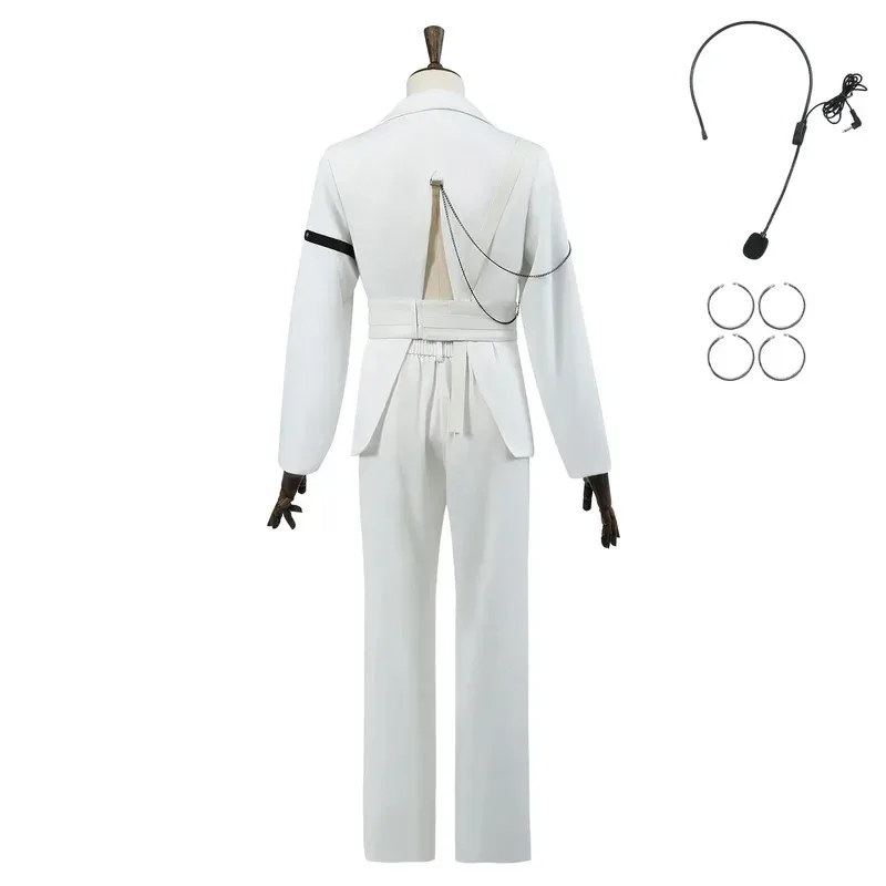 الغريبة المرحلة R7 لوكا تأثيري حلي شعر مستعار أنيمي المعبود Lukaa تأثيري الجولة 7 دور اللعب بدلة الحفلات الرجال النساء يتوهم كرنفال الزي