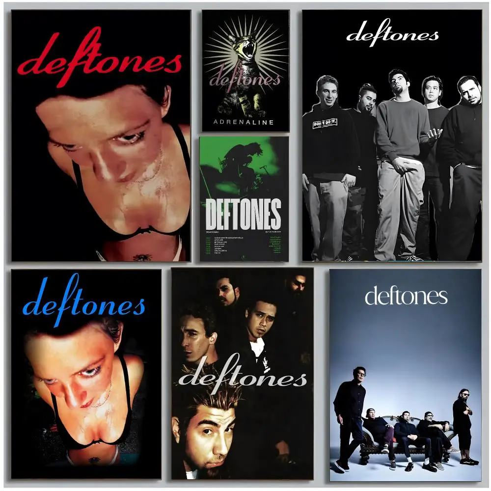Band Metal D-Deftones Band Poster Modern Wall Art Bedroom Living Room Print Unframed