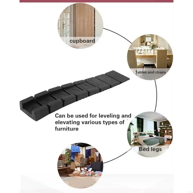 10 insgesamt robuste Plastikscheiben für Möbelstaatsstühle Kühlschrank Toilette mit flexiblen und stapelbaren Designs Y4QC