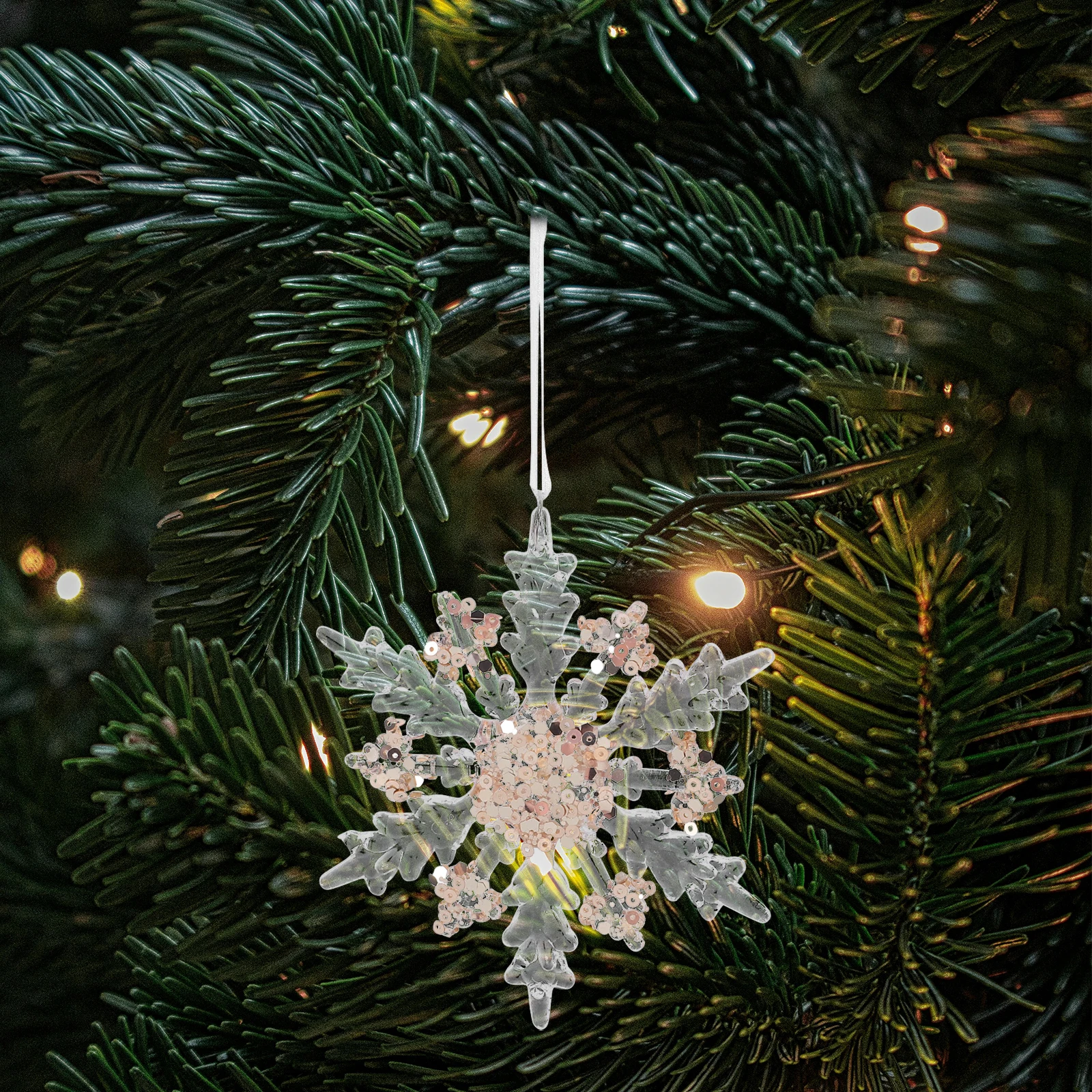 

Christmas Decoration Pendant Decorations Acrylic Xmas Tree Elk Butterfly Holiday