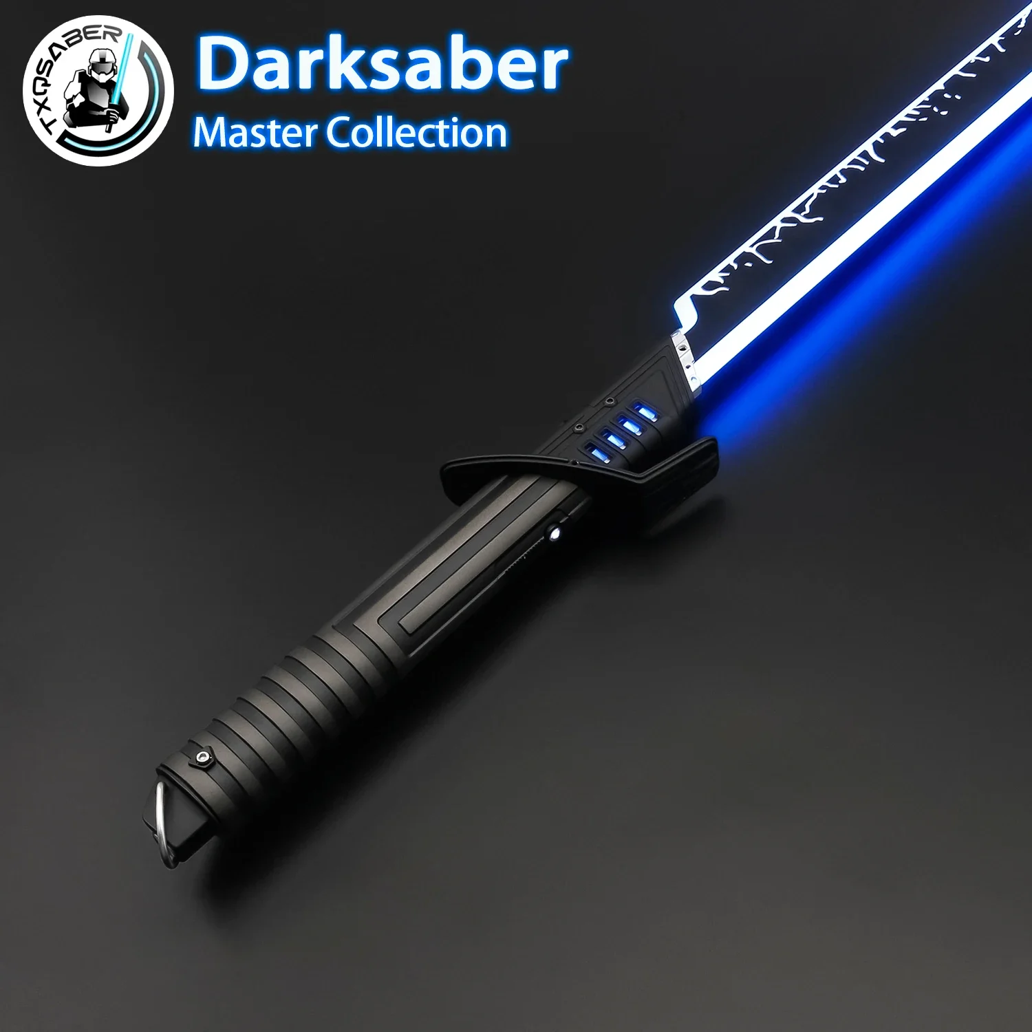 

TXQSABER Darksaber 100% Replica Lightsaber Metal Hilt Heavy Dueling Proffie 2.2 Light Sword SNV4 Neo Pixel Laser Cosplay Gift