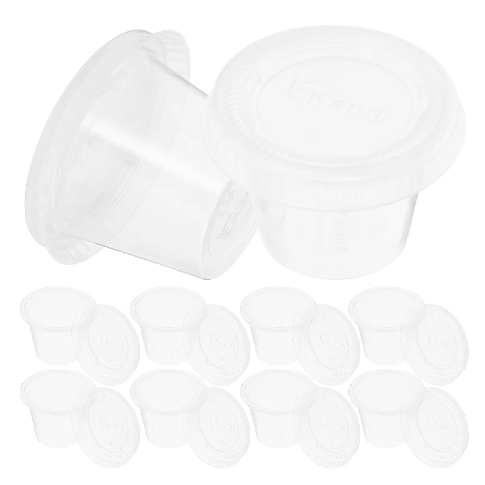 

100pcs Disposable Sauce Cups High Quality PP Material Safe Non-Toxic Ideal for Shots Sample Cups Condiment Containers