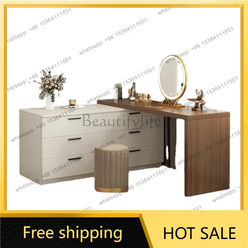 Premium Nordic Girls Dressing Table Storage Charm Luxury Dressing Table Bedroom Multifunctional