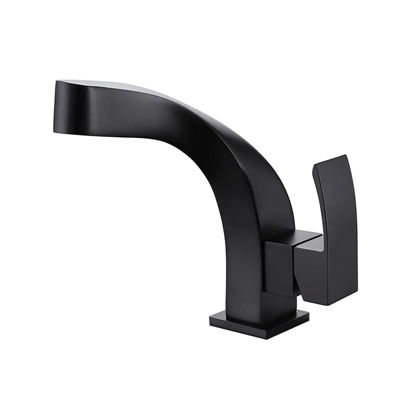 

Black Bathroom Faucet 1 Hole Single Hole Bathroom Sink Faucet for Vanity