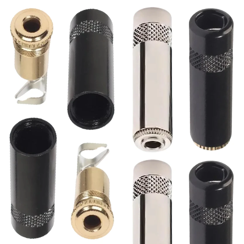 

Женский штекер-гнездо 3,5 мм для наушников, стерео, позолоченный, аудиоинтерфейсный кабель-разъем