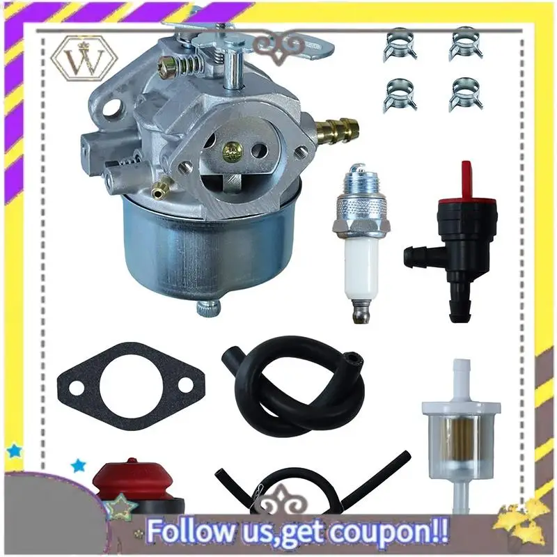 ABXV-632334 Carburetor Tune-Up Kits Replaces For John Deere AM108405 AM100246 Toro 824 824XL 828 Snow Blower Throwers