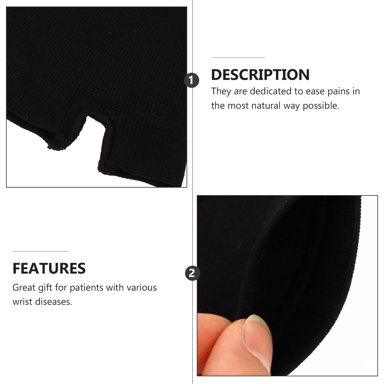 

1Pair Wrist Bracer Compression Arthritis Gloves Wrist and Thumb Support Pain Relief Carpal Tunnel Protector for Tendonitis