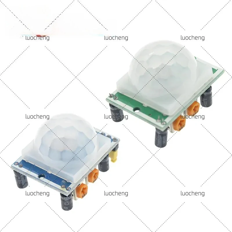 2pcs for HC SR501 PIR Infrared Motion Sensor Module with Lens Import Probe Compatible for Raspberry Pi