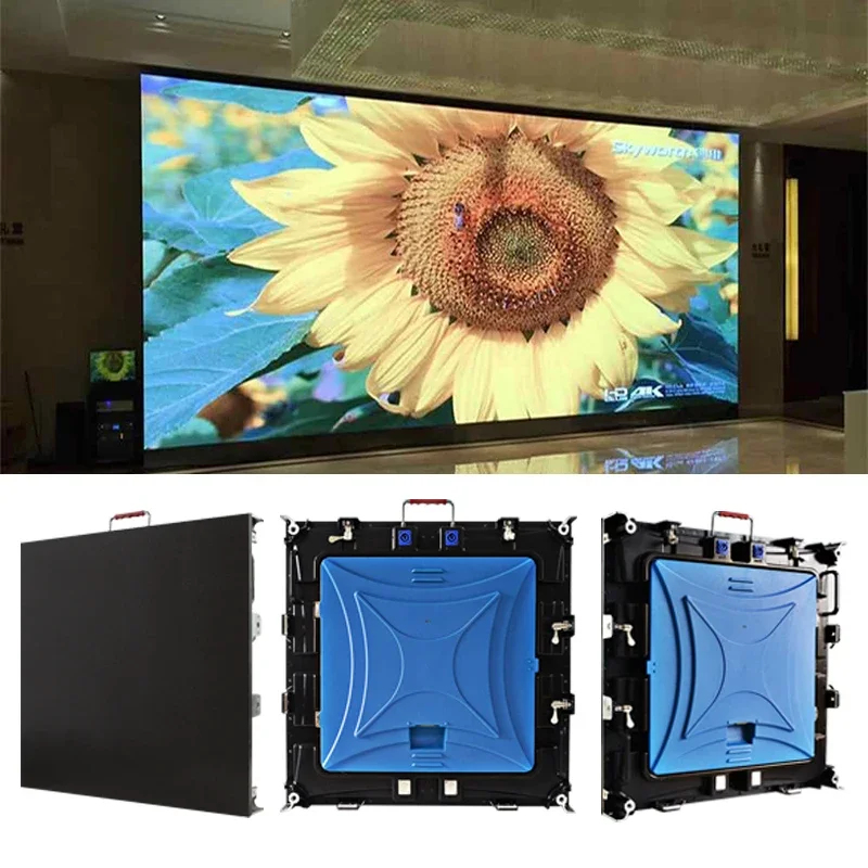 Armário grande tv led tela de publicidade p5 fundição de alumínio china fábrica pantalla led hd tela de parede de vídeo interno sdk