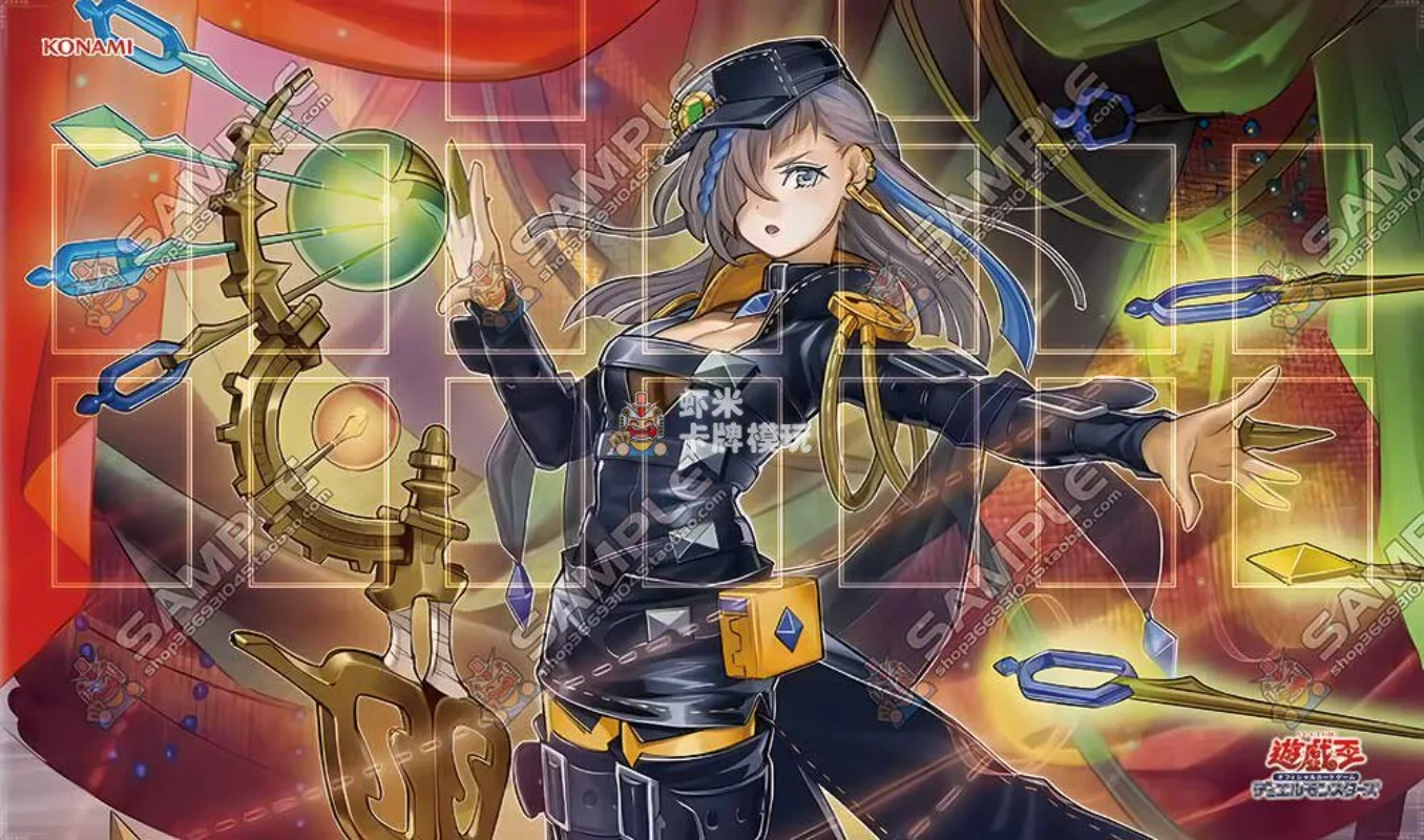 600x350mm Yu-Gi-Oh! Witchcrafter Haine Theme Playmat 2mmStitched Edge Witchcrafter Holiday Single Player Board Game Card Mat Toy view 3