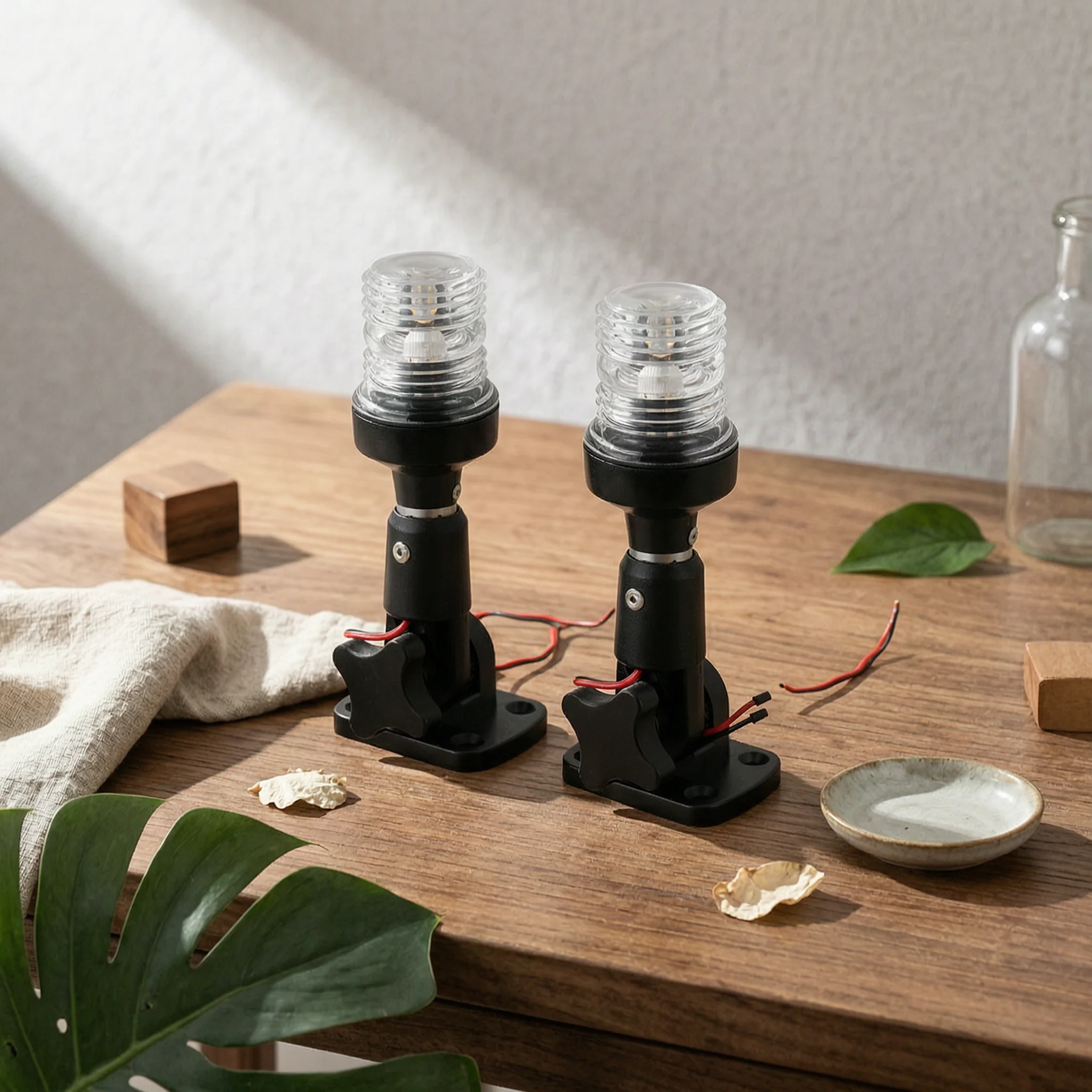 Marine LED Navigation Light 360-Degree Boat Light with Adjustable Base Waterproof 3W for Sailors, Boats, Yachts