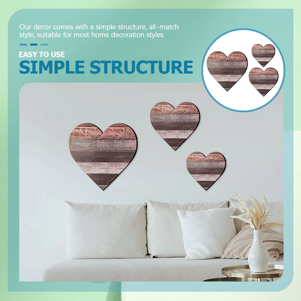 

Heart Shaped Wooden Bedroom Love Pendant Home Couples Wall Decor Bedroom Wooden Hearts Hanging Hearts Wood Heart Wall Decor Love