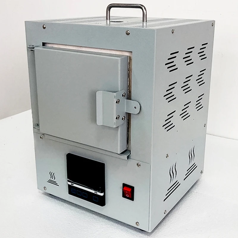 2KW Small Electric Laboratory Furnace 220V Enclosed Ceramic Fiber Muffle Furnace GS-3S-1100