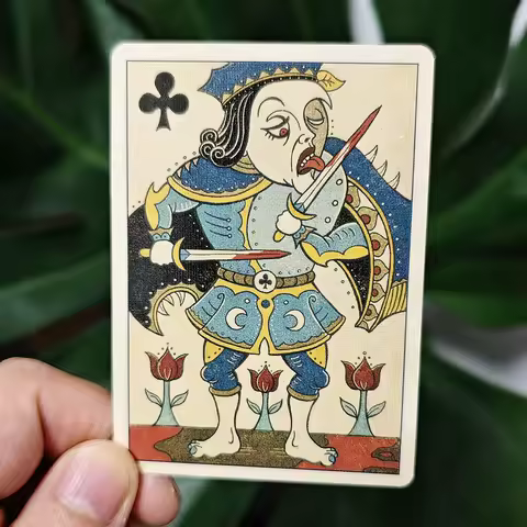 54 Pcs Poker Cards Royal Mischief Transformation Playing Cards Full Set Oracle Deck Printed on Double Embossed Cardstock 9*6cm