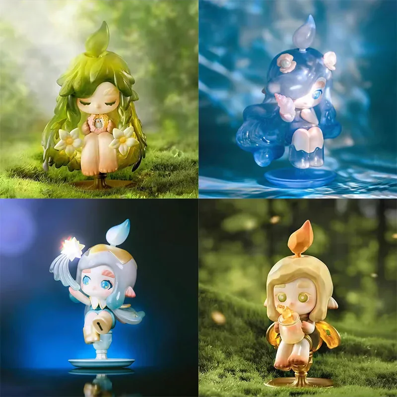 

Blind Box Toys Original Chaka Chasing Light Elf Series Model Confirm Style Cute Anime Figure Gift Surprise Box