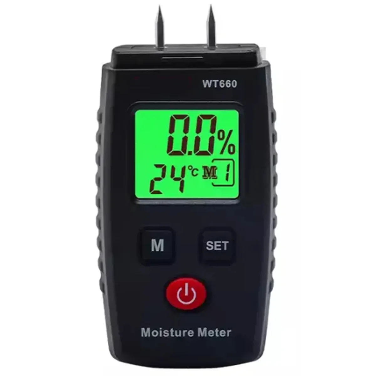 

Wood Moisture Meter, Pin-Type Digital Moisture Detector, Water Leak Detector, Handheld Moisture Meter for Lumber, Walls