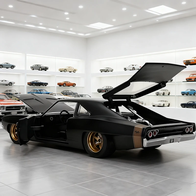 جادا 1:24 شاحن 1968 سبيكة سيارة Diecasts ولعبة المركبات نموذج سيارة مصغرة مقياس نموذج سيارة للأطفال