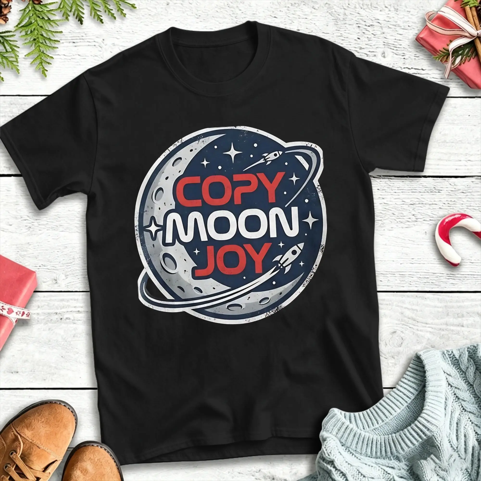 Copy Moon Joy Artemis T-Shirt  Hip Hop T-Shirts Short Sleeve Aesthetic Tops Summer 100% Cotton Plus Size 5XL Clothing