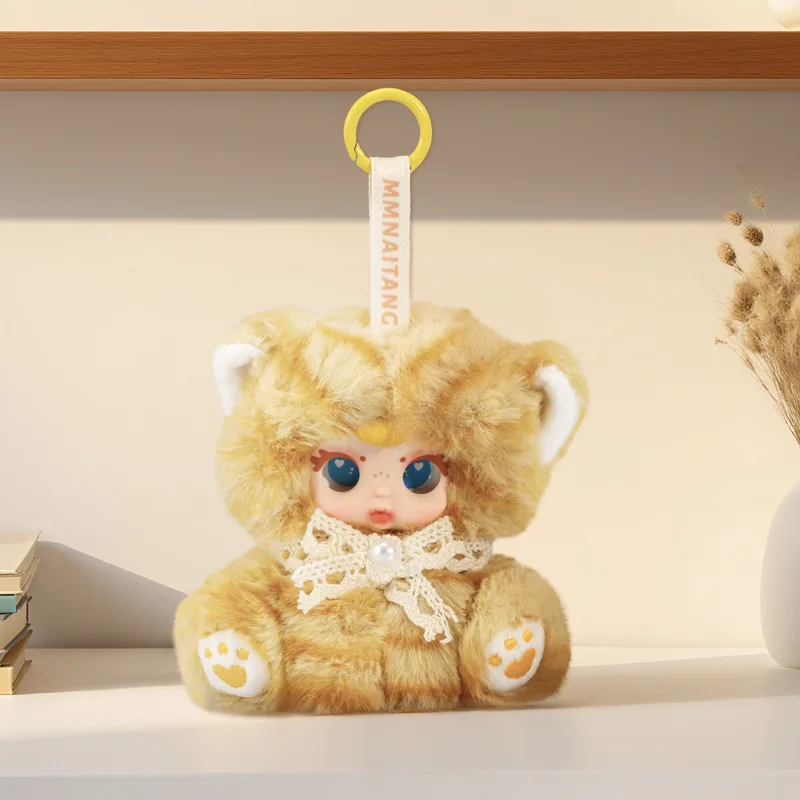 Mm leite doce gato impertinente série na moda caixa cega bonito boneca pingente brinquedo coleção decoração ornamento para meninas presente de aniversário
