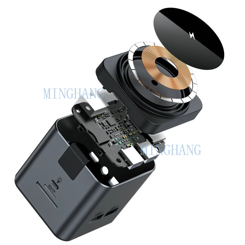 

M 8-IN-1HUB Docking Station Aluminum Alloy For Mobile Laptops HDMI-Compatibl