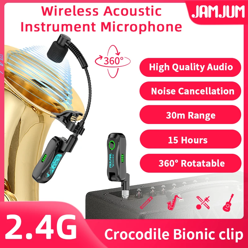 JAMJUM WS-MIC2 Wireless Saxoph - Tippet Line ulasan dan harga