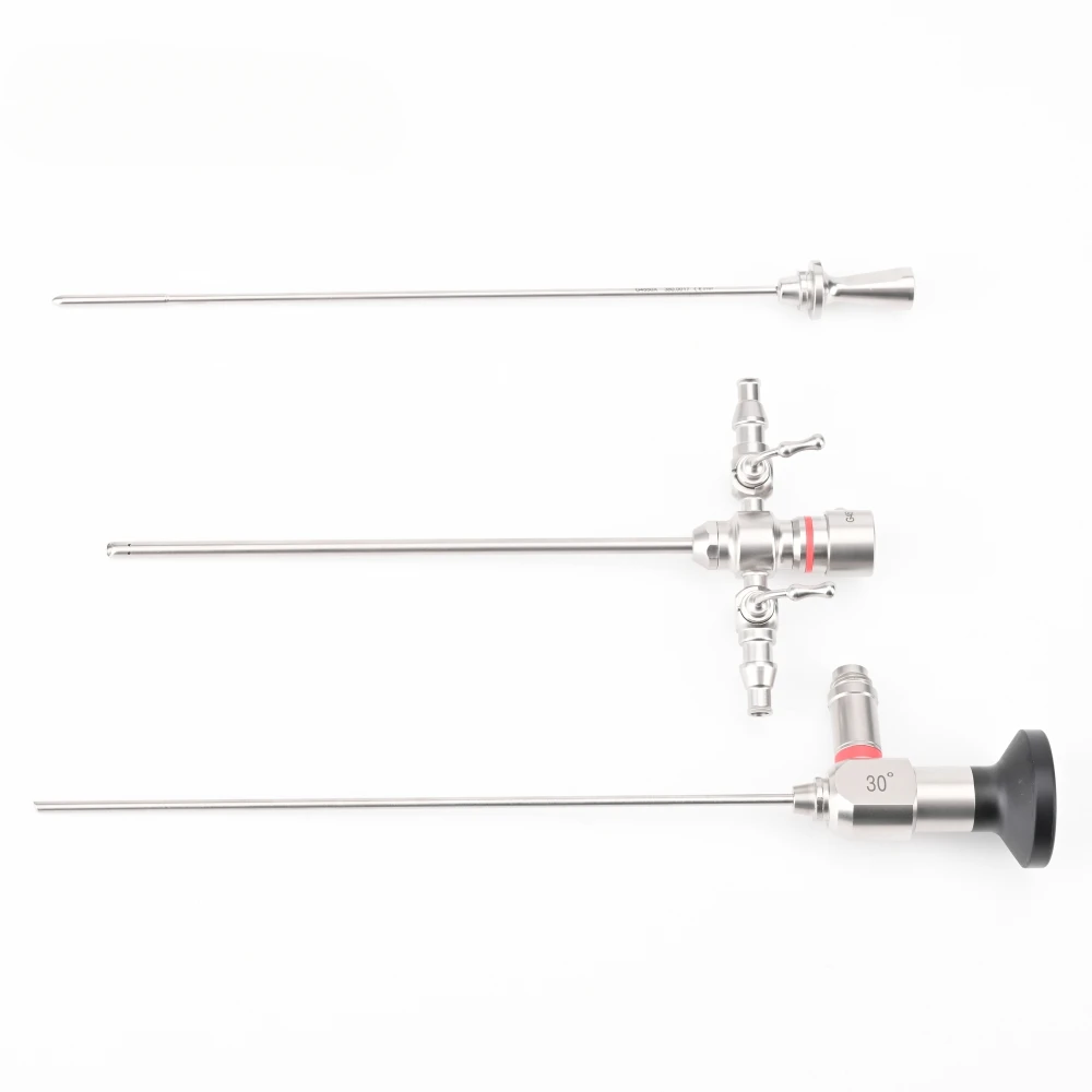 Rigid Arthroscope 2.7mm Set with Sheath Arthroscopic Endoscope Instruments for art-hrosc-opy