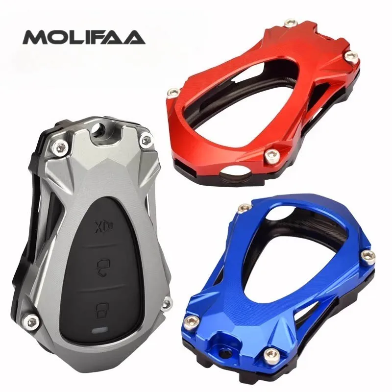 

for SYM HUSKY ADV 300 150 Motorcycle CNC Aluminum Remote Control Protective Case Decorative Key Cover Accessories