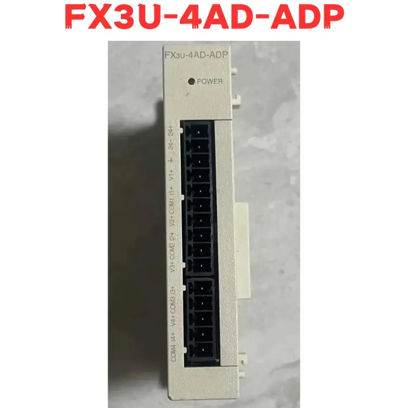 

Second-hand FX3U-4AD-ADP FX3U 4AD ADP Module Tested OK