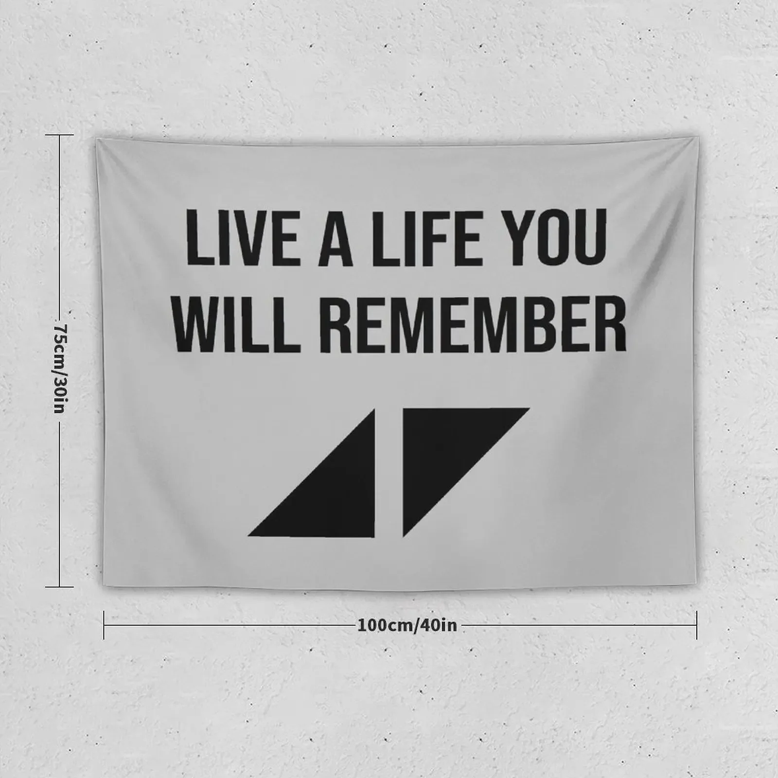 Live a life you will remember Tapestry Wall Decorations Kawaii Room Decor Tapestry