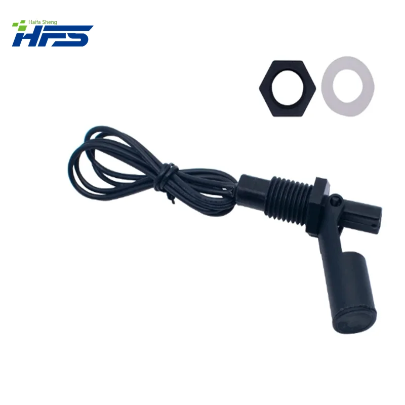 1pcs Tank Pool Horizontal Water Level Switch Liquid Level Sensor Liquid PP Plastic Ball Float Switch