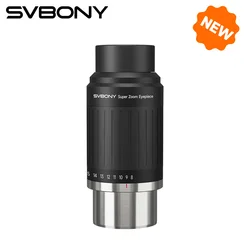 SVBONY SV230 8-20mm Zoom Eyepiece, Parfocal Wide-Angle (57°-72°), Aspherical Optics, 1.25